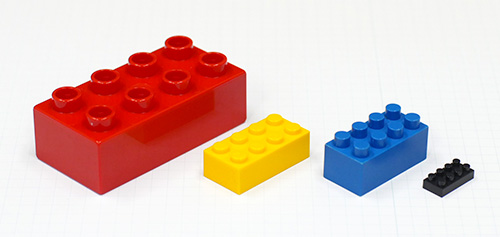 サイズ比較 レゴブロックの大きさを検証してみた サイズブログ